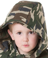 Kids Camo Print Duvet Suit